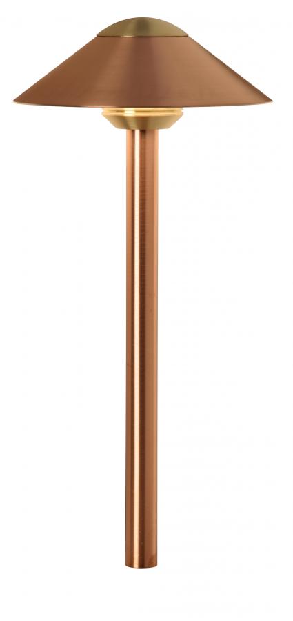 Ca LED Path Light Top Assembly - Copper - Path